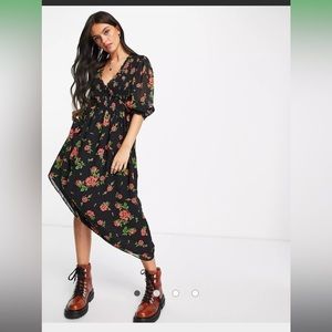 ASOS DESIGN midi floral dress size 10